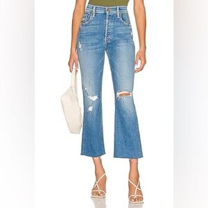 MOTHER The Tripper ankle Fray in color play like a pirate woman’s jeans size 28